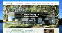 Desktop Screenshot of cravenrealty.com